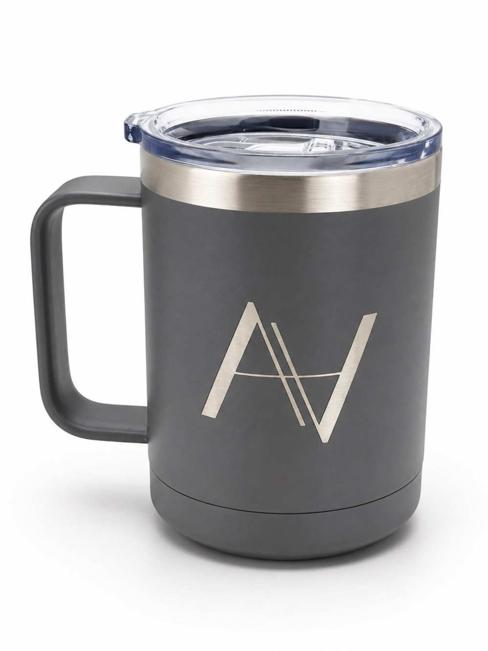 Gray Travel Mug (15oz) | Arthur Alan